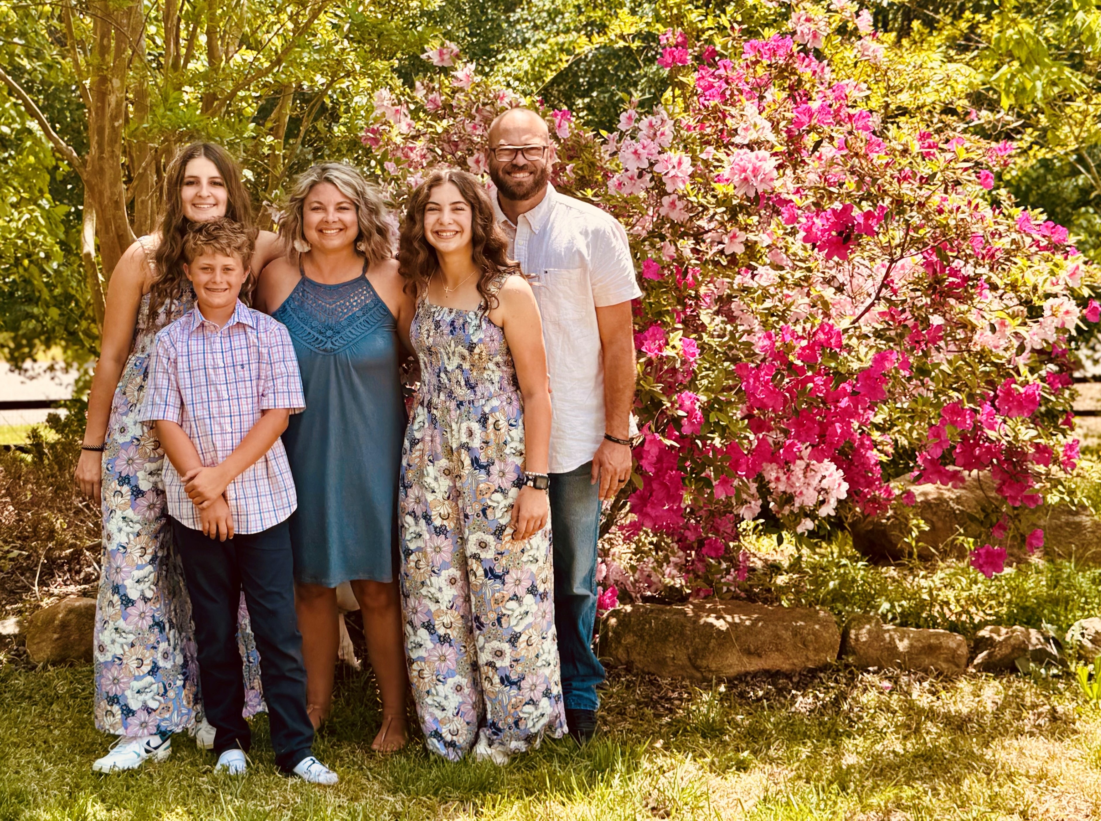 Alex and Tawnee Turner with their family